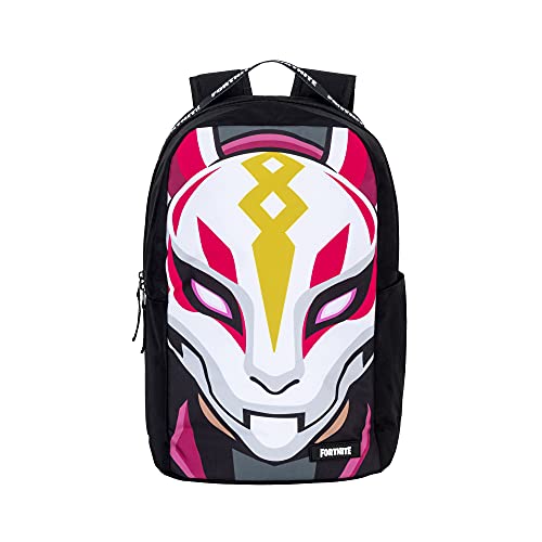 FORTNITE Mochila Perfil, Negro/Blanco, taille unique