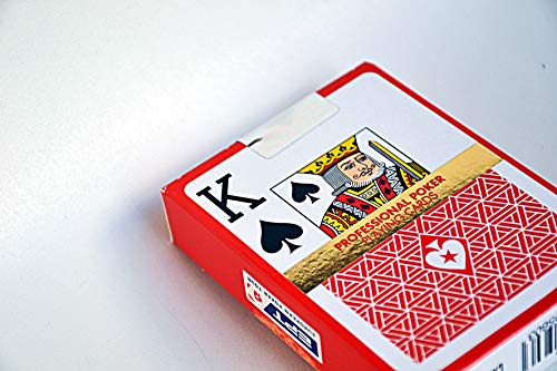 Fournier-10018440 Baraja de Poker Profesional EPT 100% Plástico, Multicolor (1040724)