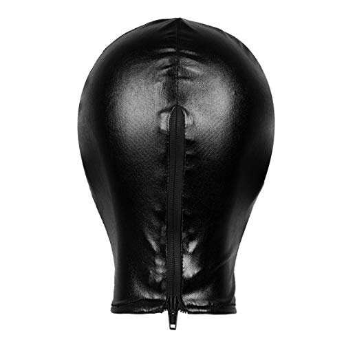 Freebily Pasamontaña Capucha Casco Máscara Disfraz de Fiesta Estirable Permeable al Aire para Adulto Mujer Hombre Cosplay Negro A Talla única