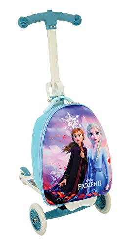 Frozen 2 M004210 3 en 1 Scootin Maleta congelada, Multi