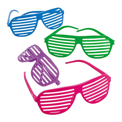 Fun Express-887600758421 (-) Oriental Trading - Gafas de sombreado (12 Pares), Color (Oasis Supply Company 83/27)