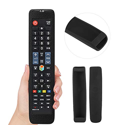 Funda con Control Remoto para TV, Funda Protectora de Silicona Suave Shell para Samsung TV AA59-BN59-01178R / L Remote, Negro