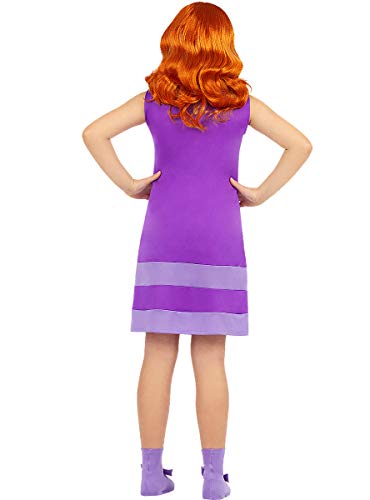 Funidelia | Disfraz de Daphne - Scooby Doo Oficial para niña Talla 10-12 años ▶ Scooby Doo, Dibujos Animados - Color: Morado - Licencia: 100% Oficial - Divertidos Disfraces y complementos