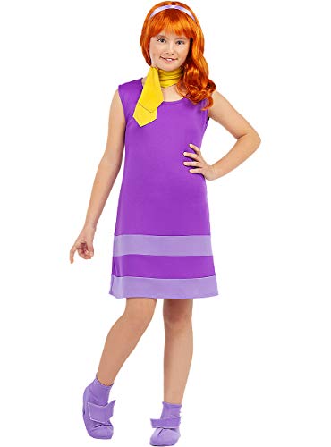 Funidelia | Disfraz de Daphne - Scooby Doo Oficial para niña Talla 10-12 años ▶ Scooby Doo, Dibujos Animados - Color: Morado - Licencia: 100% Oficial - Divertidos Disfraces y complementos