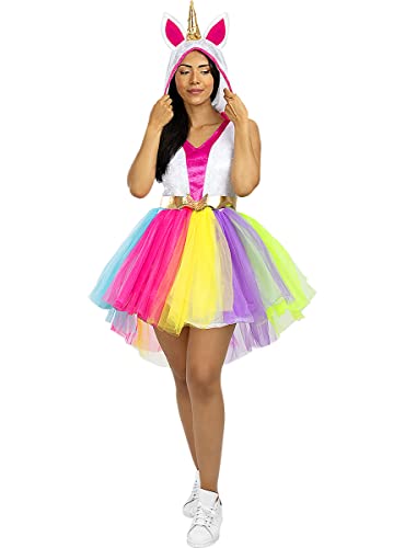 Funidelia | Disfraz de Unicornio para Mujer Talla XL ▶ Originales & Divertidos - Color: Multicolor - Divertidos Disfraces y complementos para Carnaval y Halloween