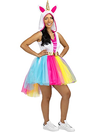 Funidelia | Disfraz de Unicornio para Mujer Talla XL ▶ Originales & Divertidos - Color: Multicolor - Divertidos Disfraces y complementos para Carnaval y Halloween