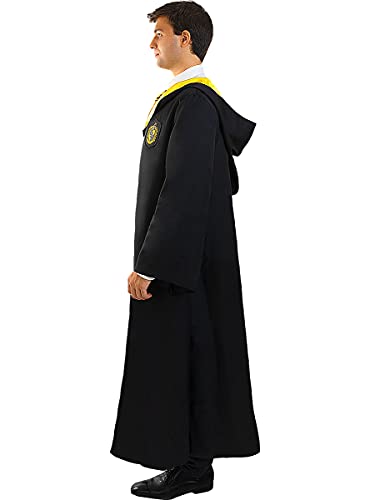 Funidelia | Disfraz Hufflepuff Harry Potter Oficial para Hombre y Mujer Talla M ▶ Hogwarts, Magos, Películas & Series - Color: Negro - Licencia: 100% Oficial