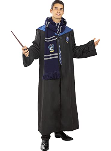 Funidelia | Disfraz Ravenclaw Harry Potter Oficial para Hombre y Mujer Talla M ▶ Hogwarts, Magos, Películas & Series - Color: Negro - Licencia: 100% Oficial