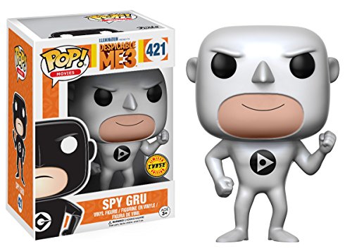 Funko 13429 - Spy Gru figura de vinilo, colección de POP, seria Despicable Me 3, surtido: colores aleatorios (blanco/negro)