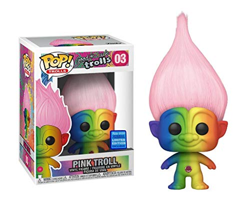 Funko 46312 Pop! Trolls - Troll Rosa - WonderCon 2020 EDICIÓN Limitada