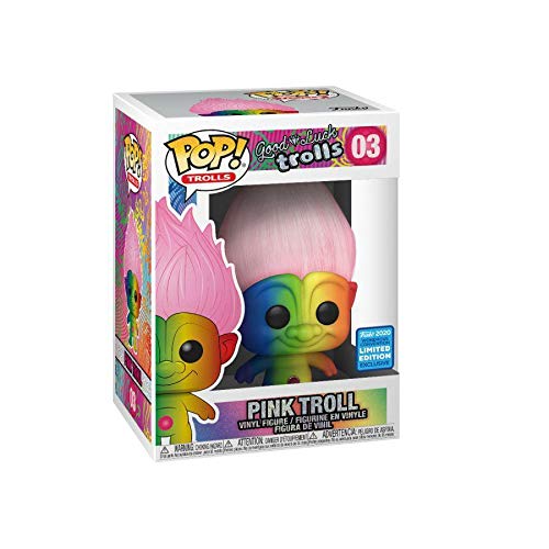 Funko 46312 Pop! Trolls - Troll Rosa - WonderCon 2020 EDICIÓN Limitada