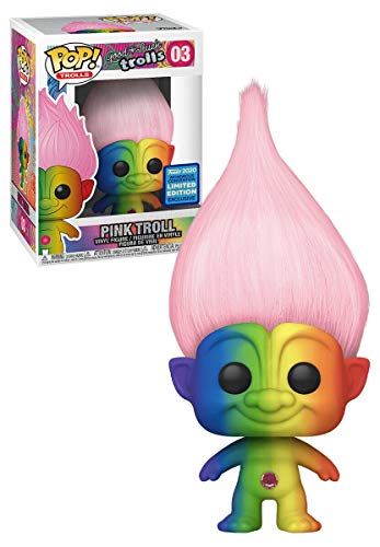 Funko 46312 Pop! Trolls - Troll Rosa - WonderCon 2020 EDICIÓN Limitada