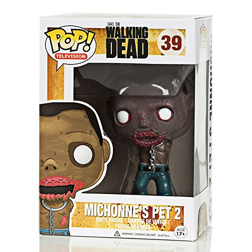 Funko - Figurine Walking Dead - Michonne Pet Zombie 2 Série 2 Pop 10cm - 0830395031293