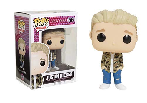 Funko- Justin Bieber Figura de Vinilo, seria Rocks (14351)