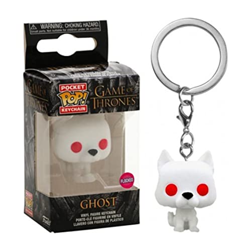 Funko Pocket POP! Keychain Game of Thrones - Ghost [Flocked] Exclusive