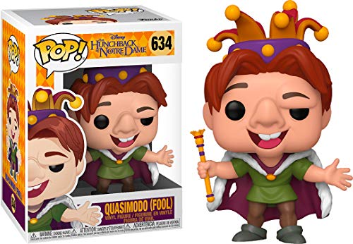 Funko- Pop Disney: Hunchback of Notre Dame-Quasimodo Fool Figura Coleccionable, Multicolor (41146)