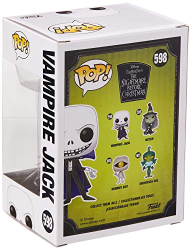 Funko - Pop! Disney: Nightmare Before Christmas - Vampire Jack Figurina de Vinil, Multicolor (42672)