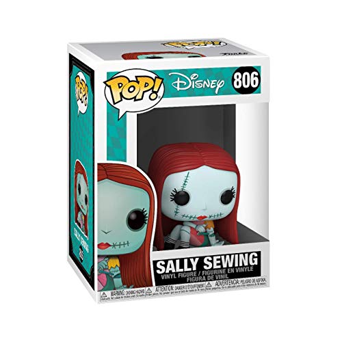 Funko- Pop Disney: The Nightmare Before Christmas-Sally Sewing Xmas Figura Coleccionable, Multicolor (48180)