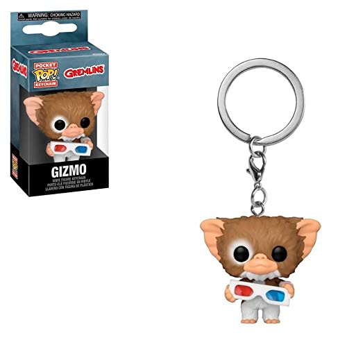 Funko- Pop Keychain Gremlins-Gizmo w/3D Glasses Horror S8 Figura coleccionable, Multicolor (49883)