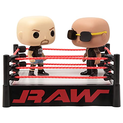 Funko- Pop Moment WWE The Rock vs Stone Cold in Wrestling Ring (54661)