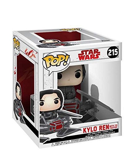 Funko Pop! Star Wars – Kylo Ren Whit Tie Fighter Deluxe #215 Vinyl Figure 4-inch Escaleras