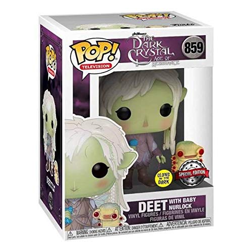 Funko Pop Television GITD 859 - The Dark Crystal - Deet with Baby Nurlock