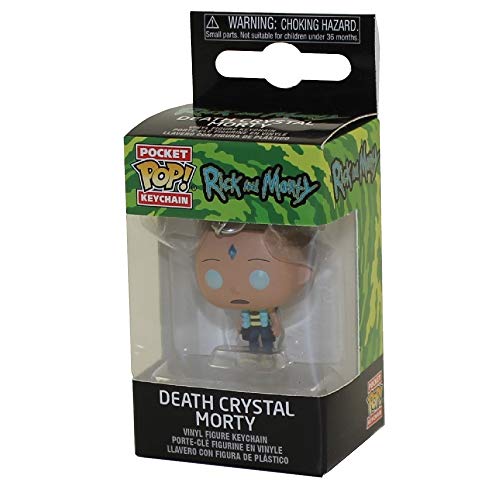 Funko- Rick and Death Cristal Morty Rick & Moty Crystal Llavero, Multicolor (FU44748)