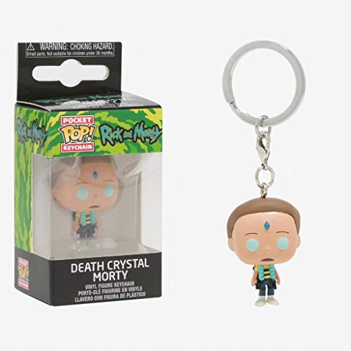 Funko- Rick and Death Cristal Morty Rick & Moty Crystal Llavero, Multicolor (FU44748)