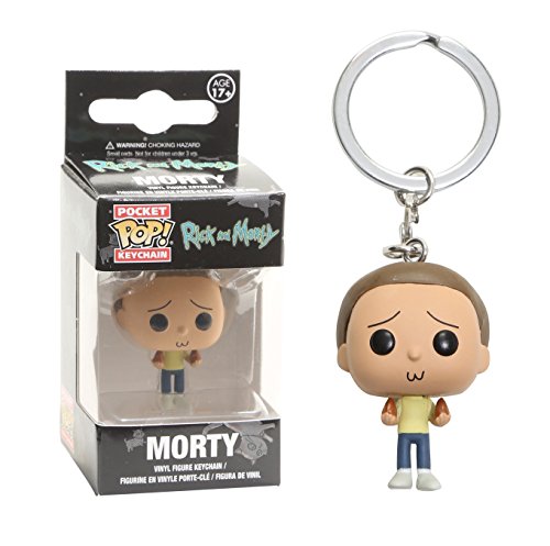 Funko- Rick and Pocket Keychain: Rick & Morty: Morty (12919)