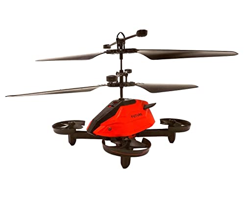 Future RC dron (2 unidades), cuadricóptero con control por sensor, fácil de controlar por movimiento manual, control de gestos, incluye mando a distancia por infrarrojos, para niños