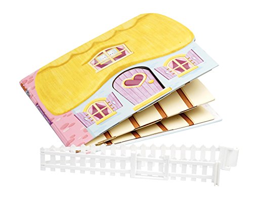 Fuzzikins Craft Cottontail Cottage | 2 Dulces Conejos y una casita de Papel Plegable para Pintar y Pegar | Juguete Lavable para niños a Partir de 3 años