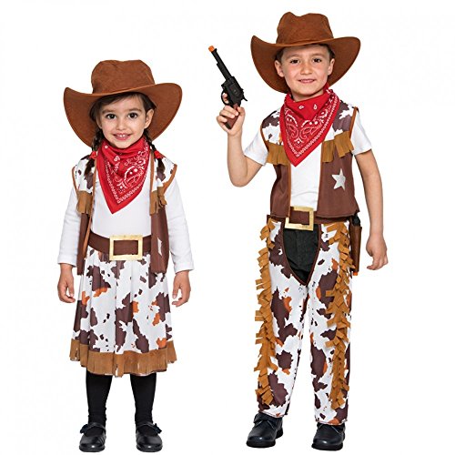 Fyasa Disfraz de Vaquero para niños de 1 a 2 años, Multicolor, S 706383-TBB