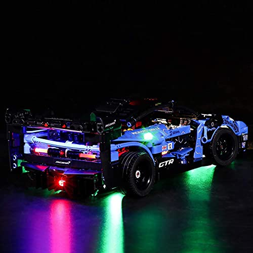 FYHCY Juego de iluminación LED para tecnología Lego 42123 McLaren Senna GTR (Solo LED Incluido, sin Kit Lego) Upgraded Version