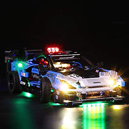 FYHCY Juego de iluminación LED para tecnología Lego 42123 McLaren Senna GTR (Solo LED Incluido, sin Kit Lego) Upgraded Version