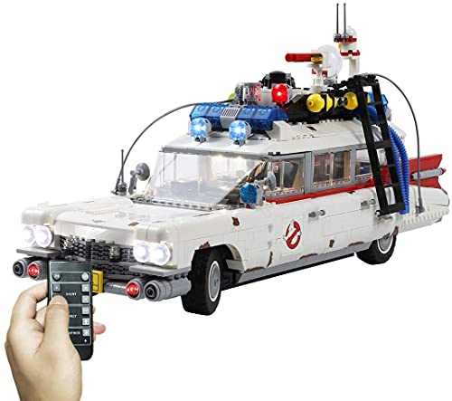 FYHCY Kit de iluminación LED con luz y Sonido para Lego Ghostbusters ECTO-1 - Kit de Luces LED para el Modelo Lego 10274 (Solo Juego de Luces LED, sin Kit Lego) - Versión de Control Remoto B