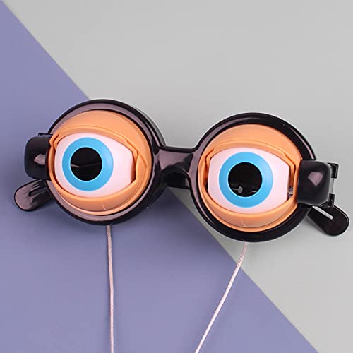 Gafas Divertidas, Juguetes Divertidos de Gafas de Broma, Suministros de Juguetes de Ojos Locos, Fiesta Infantil para Halloween, Navidad, Regalo, Juguetes de mordaza