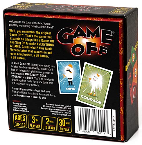 Game Off - La versión para adultos. Un juego de batallas retorcidas