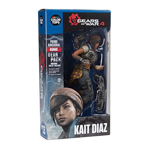 Gears Of Wars 12007-3 4 Kait Díaz Color Tops Figura, 17.78 cm