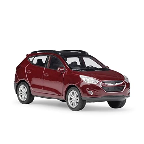 GEBAN Vehículo a Escala Escala 1:36 para Hyundai para Tucson IX35 SUV Modelo Fundido A Presión Vehículo Juguete Aleación Juguete Coche Juguete Metal para Colección Regalos para Chico (Color : Red)