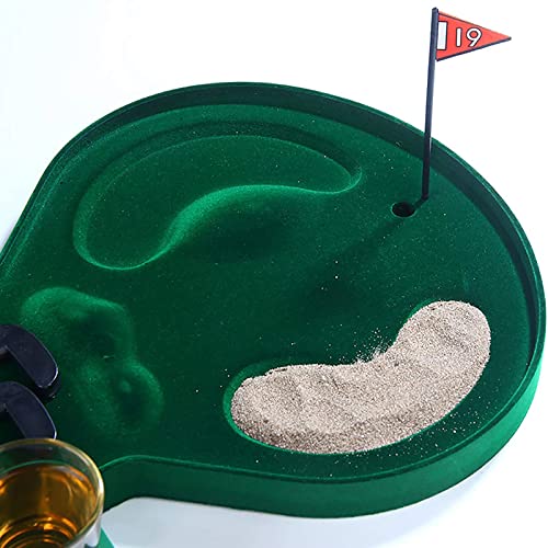 ghjdm Juego De Bebidas Juego De Estantes para Vino, Juegos Recreativos De Golf, Accesorios para Beber, Juego De Golf De Mesa Creativo, Juguetes De Barra para Ayudar a La Fiesta