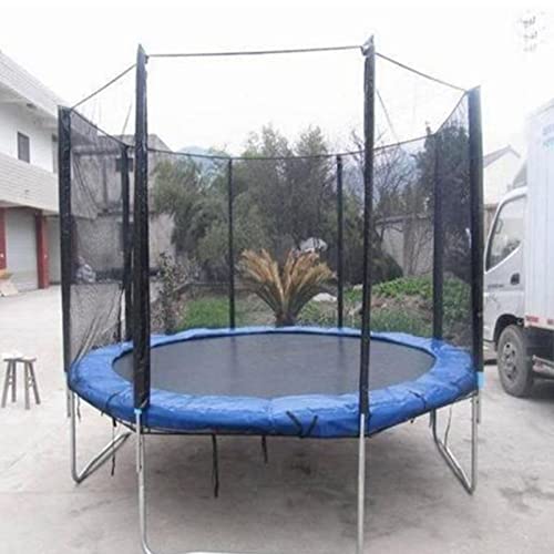 GHJGDAOM Red Protectora Cama Elastica, Ø150, 183, 244, 306, 366, 396, 427, 488 Cm Red De Seguridad Trampolín Redonda, para De 6/8/12 Postes, Anti UV Desgarro,Solo Neto,8ft 2.44m 6 Poles