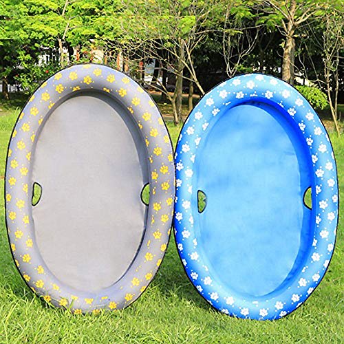 Ginkago Juguete inflable de la piscina del flotador de la piscina del animal doméstico del juguete (Grey)