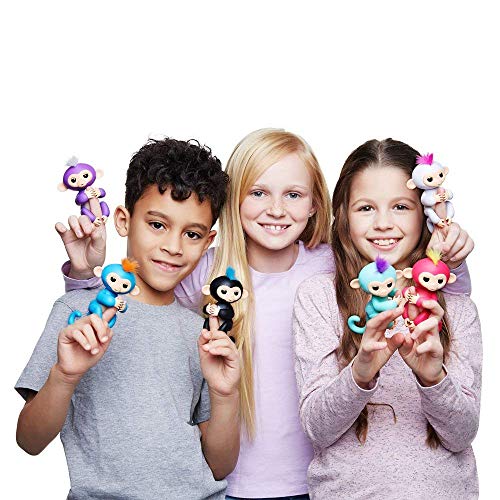 Giochi Preziosi WowWee Fingerlings Violeta, Mini mono robótico interactivo