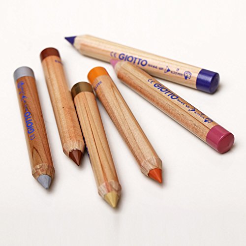 Giotto, Set lápices cosméticos Make up glamour colors+gold and silver