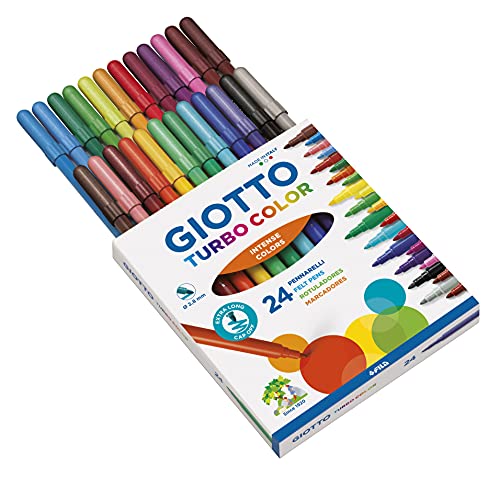 Giotto Turbo Color Rotuladores, Estuche 24 unidades