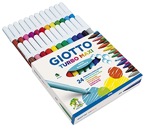 Giotto Turbo Maxi Rotuladores, Estuche 24 unidades