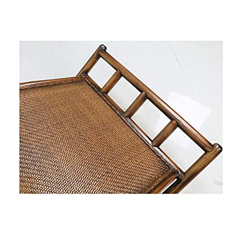 GJHK Silla Mecedora de Ocio Silla de Mimbre Silla Mecedora reclinable Tradicional Tejido a Mano, Adecuado para jardín, Patio, balcón, Sala de Estar 170x70x90cm (Color: a)