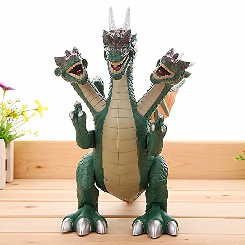 GKZJ Dinosaurios Juguetes,Dinosaurios Eléctrico T-Rex Figuras Juguete con Luz y Sonido Juguetes Regalo para Niños Niñas,Green