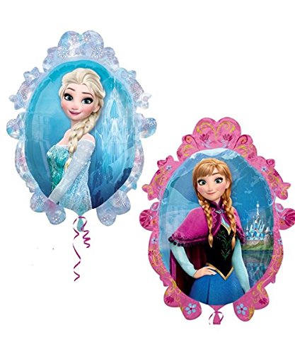 Globo de Disney Frozen Elsa y Anna, doble cara