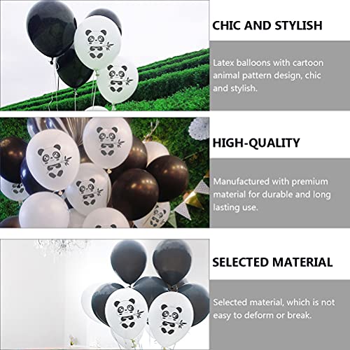 Globos de látex con dibujos animados Panda Globo Animales Tema Fiesta Globos para decoración del hogar/Pared/Habitación